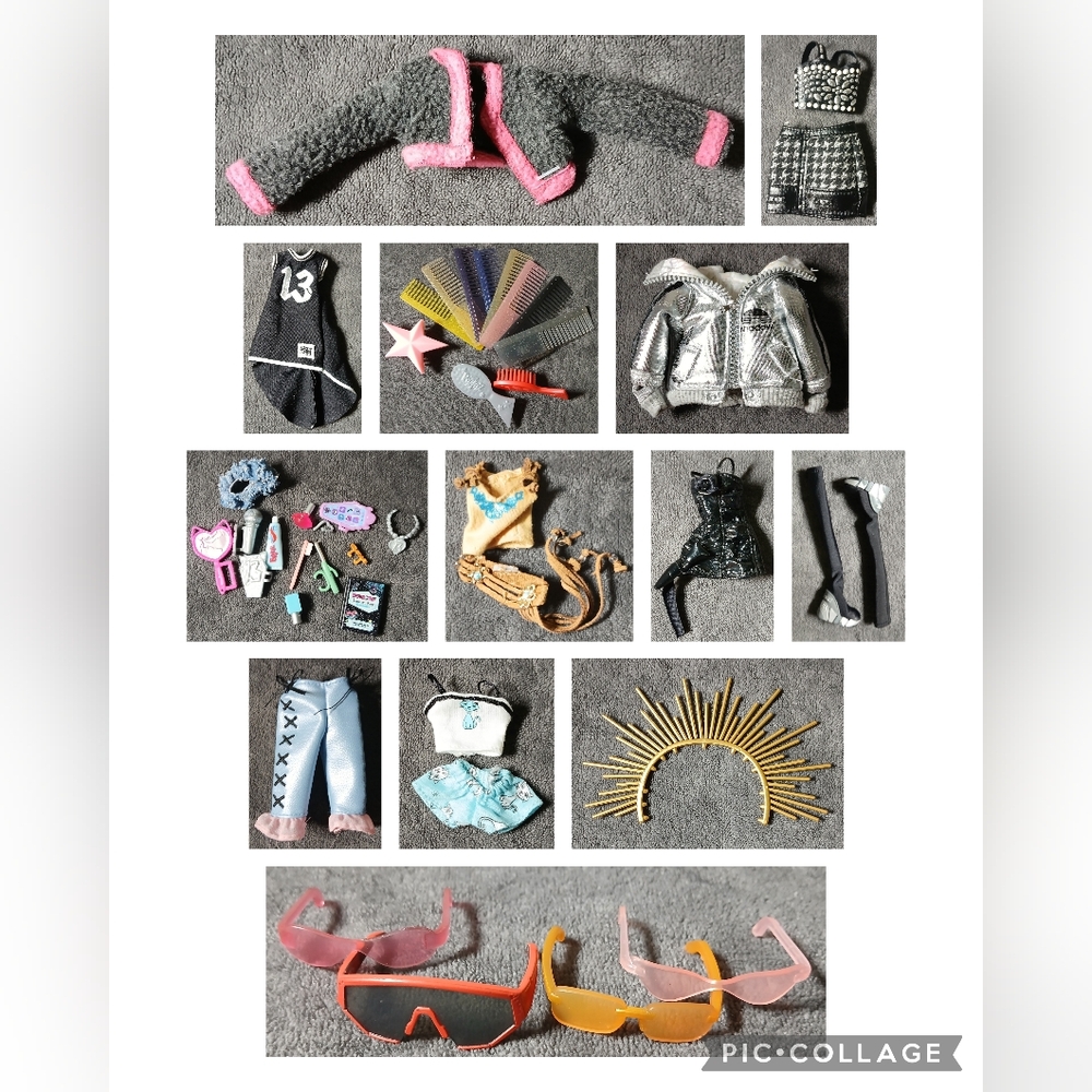 Bratz & Rainbow High Clothes And Accessories